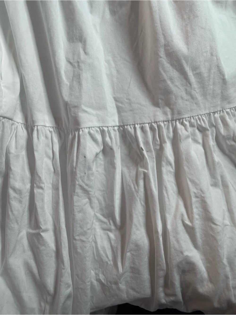 Michael Kors White Tiered Mini Dress